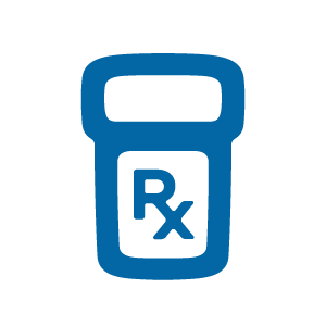 Medication bottle icon 