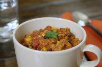 slow cooker turkey and black bean chili