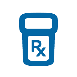 Medication bottle icon 