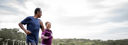 Couple Running